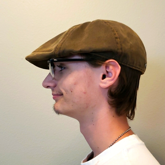 Stetson Other - AWESOME STETSON BROWN FABRIC PAPERBOY HAT SIZE XL